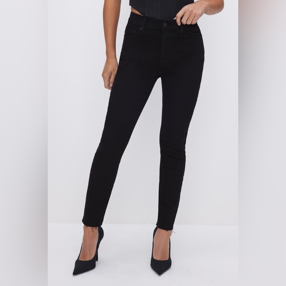 Good American Good Petite Skinny jeans size 6, 25” inseam